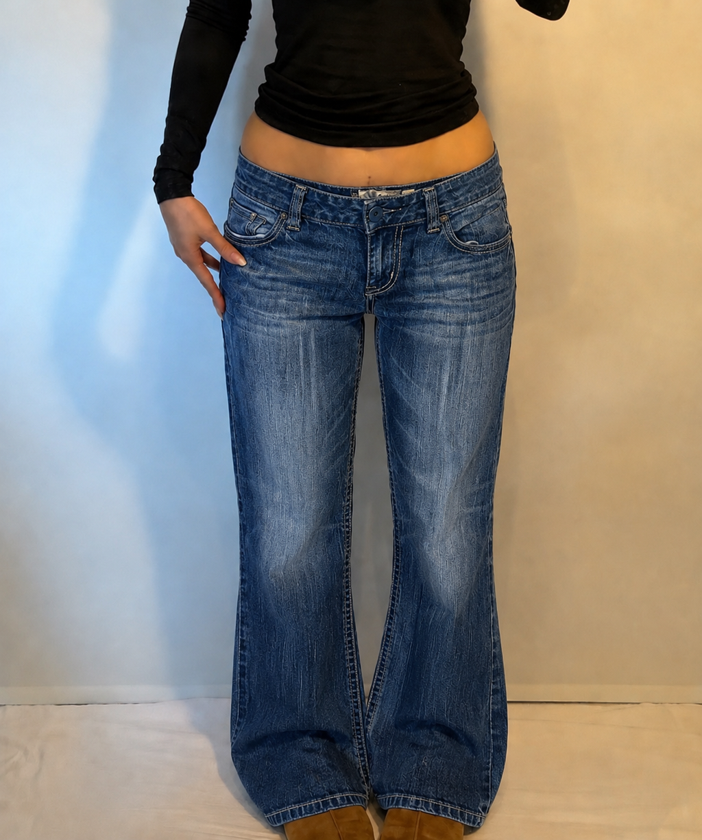Y2K bootcut/flared Jeans (S-M)